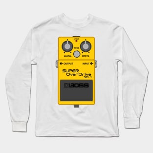 Boss SD-1 SUPER OverDrive Guitar Effect Pedal Long Sleeve T-Shirt